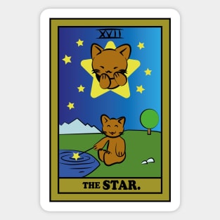 TAROT CARDS | THE STAR. | CAT Sticker